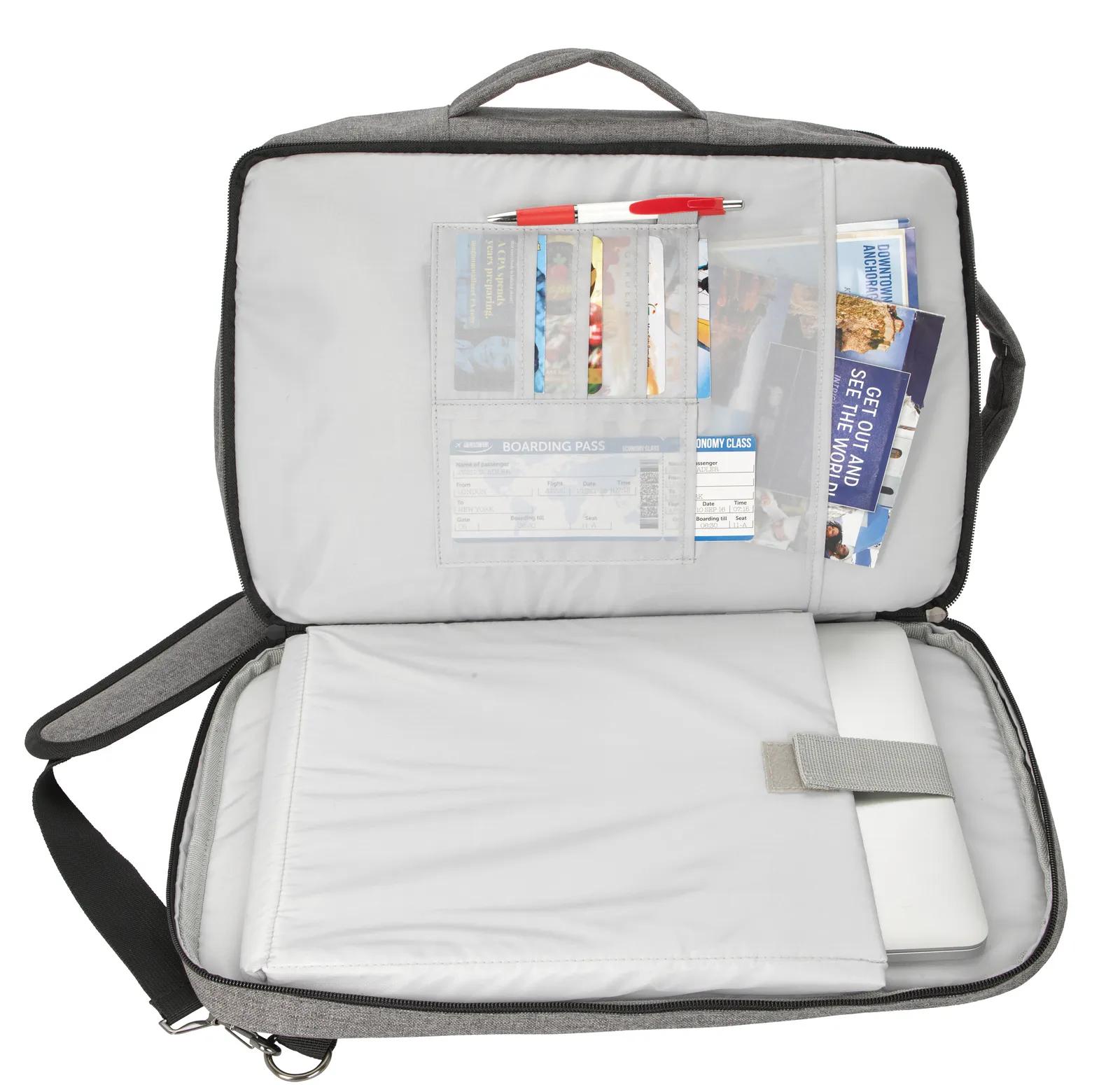 Briefcase Backpack Convertible TSA Laptop - 16.5 x 11 in - product view 12