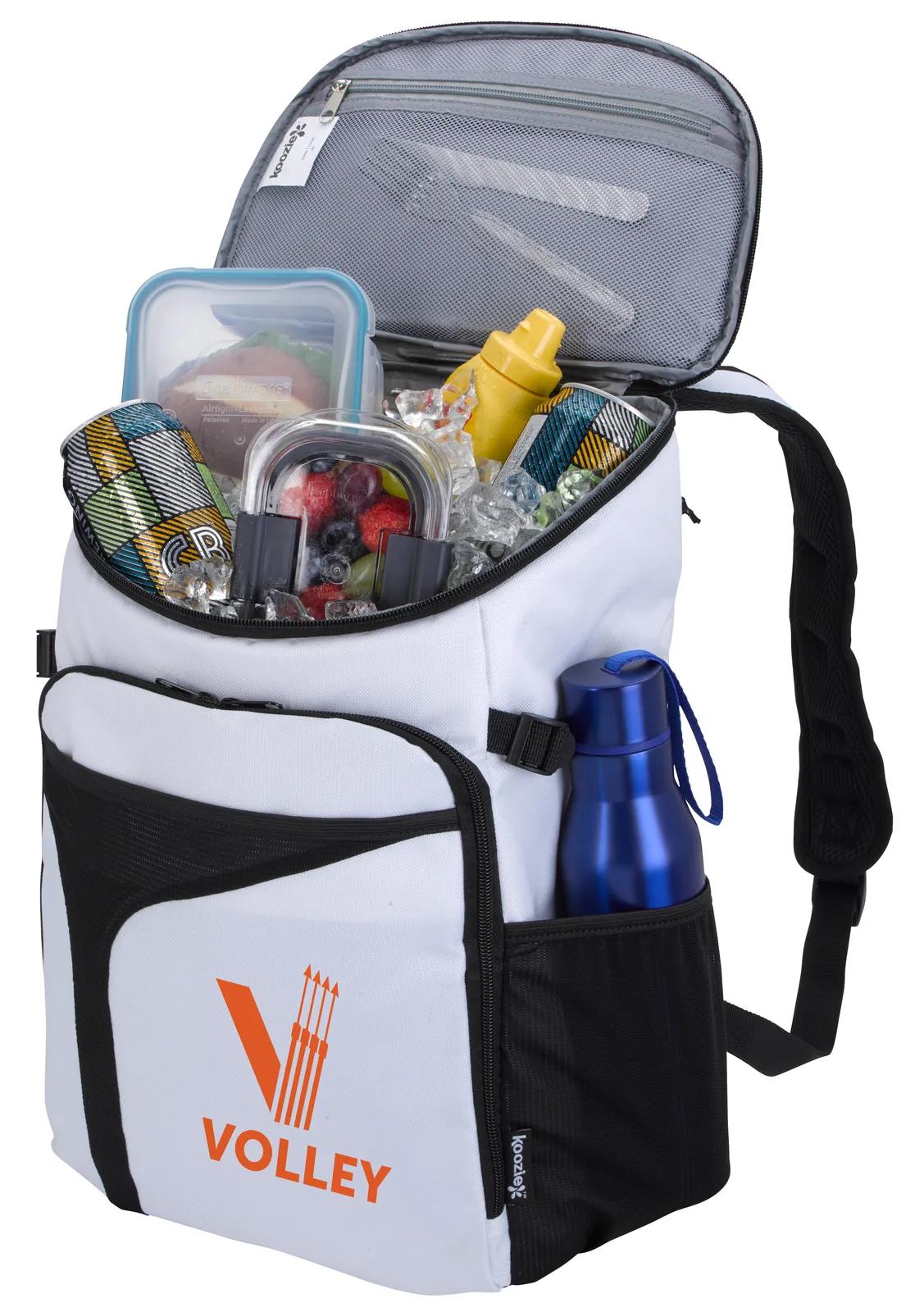 Recycled Cooler Backpack RPET Water Resistant - 17 x 12 in - product view 10