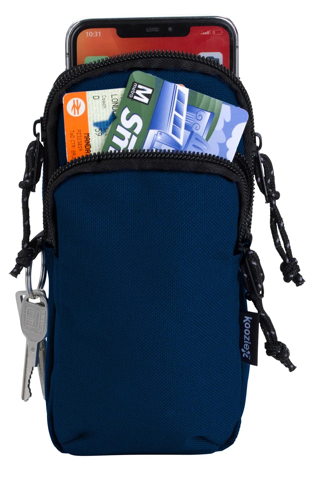 Water Bottle Pouch Recycled PET Running Arm - 6.6 x 3.3 in - product view 13