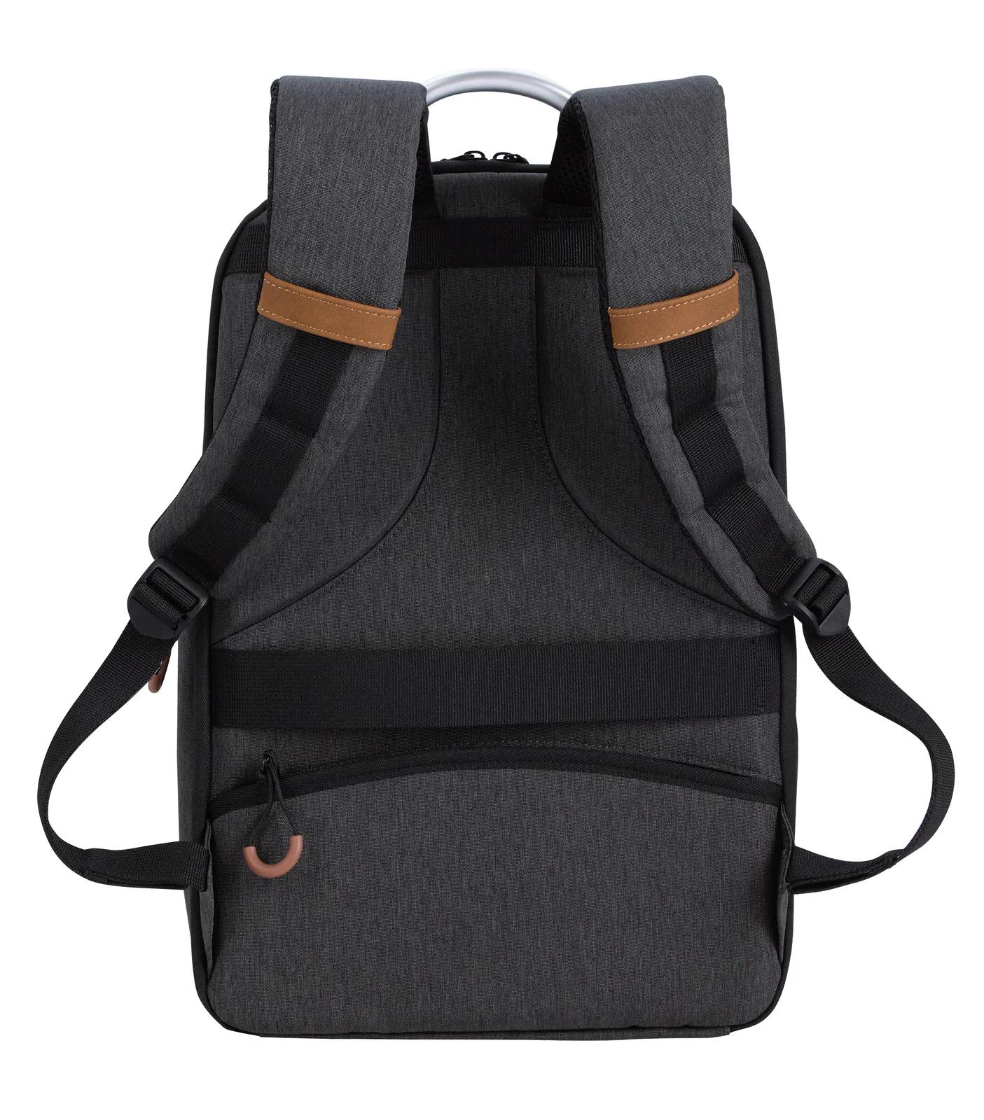 Computer Backpack USB Port RPET TSA Friendly - 19 x 12 in - product view 5