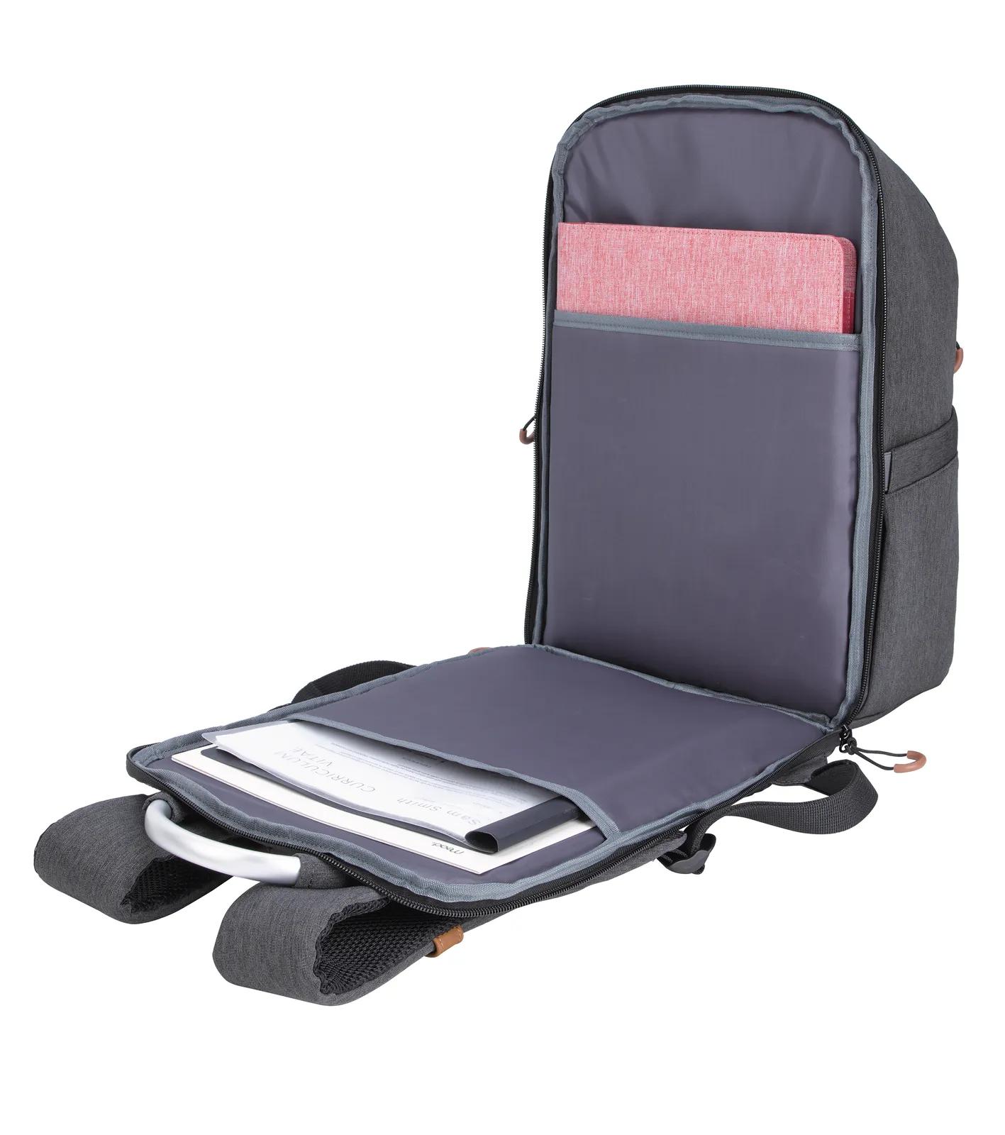 Computer Backpack USB Port RPET TSA Friendly - 19 x 12 in - product view 6