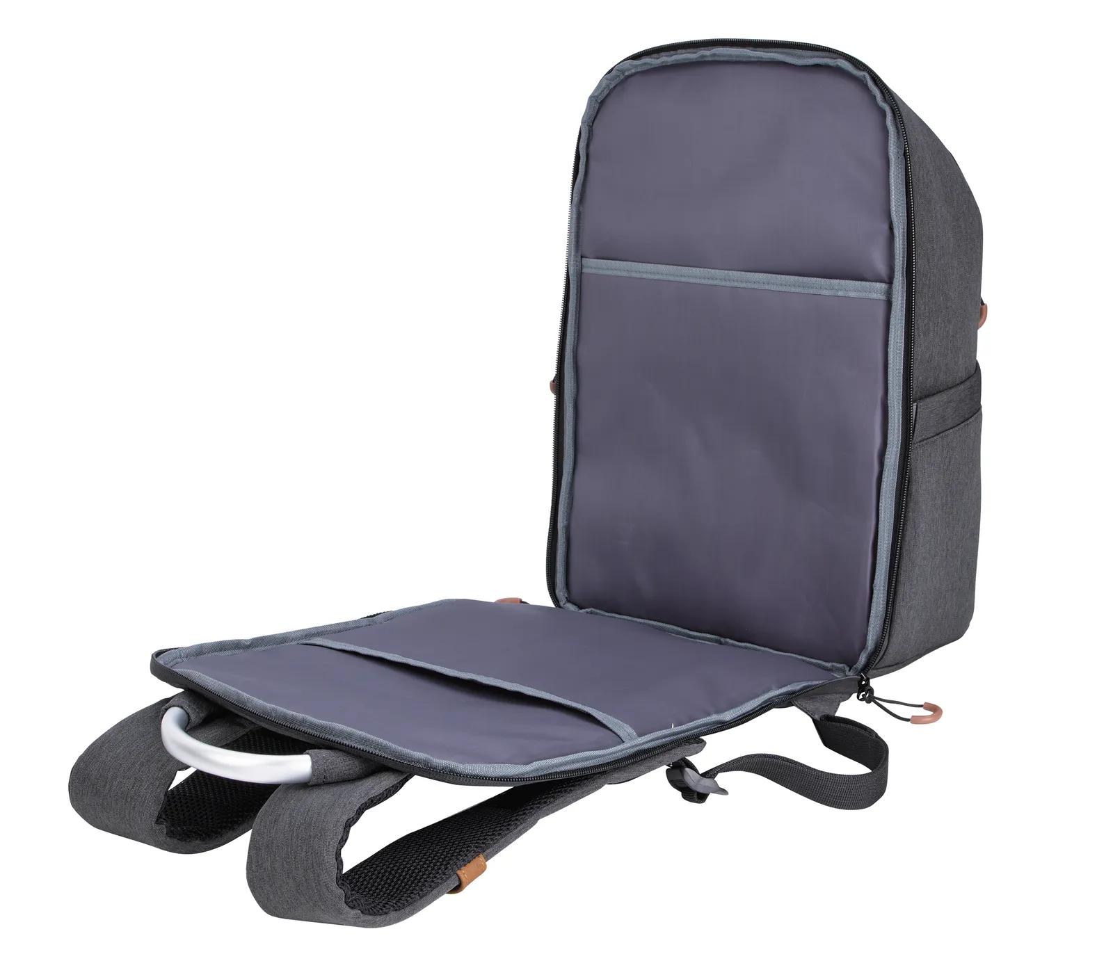 Computer Backpack USB Port RPET TSA Friendly - 19 x 12 in - product view 7