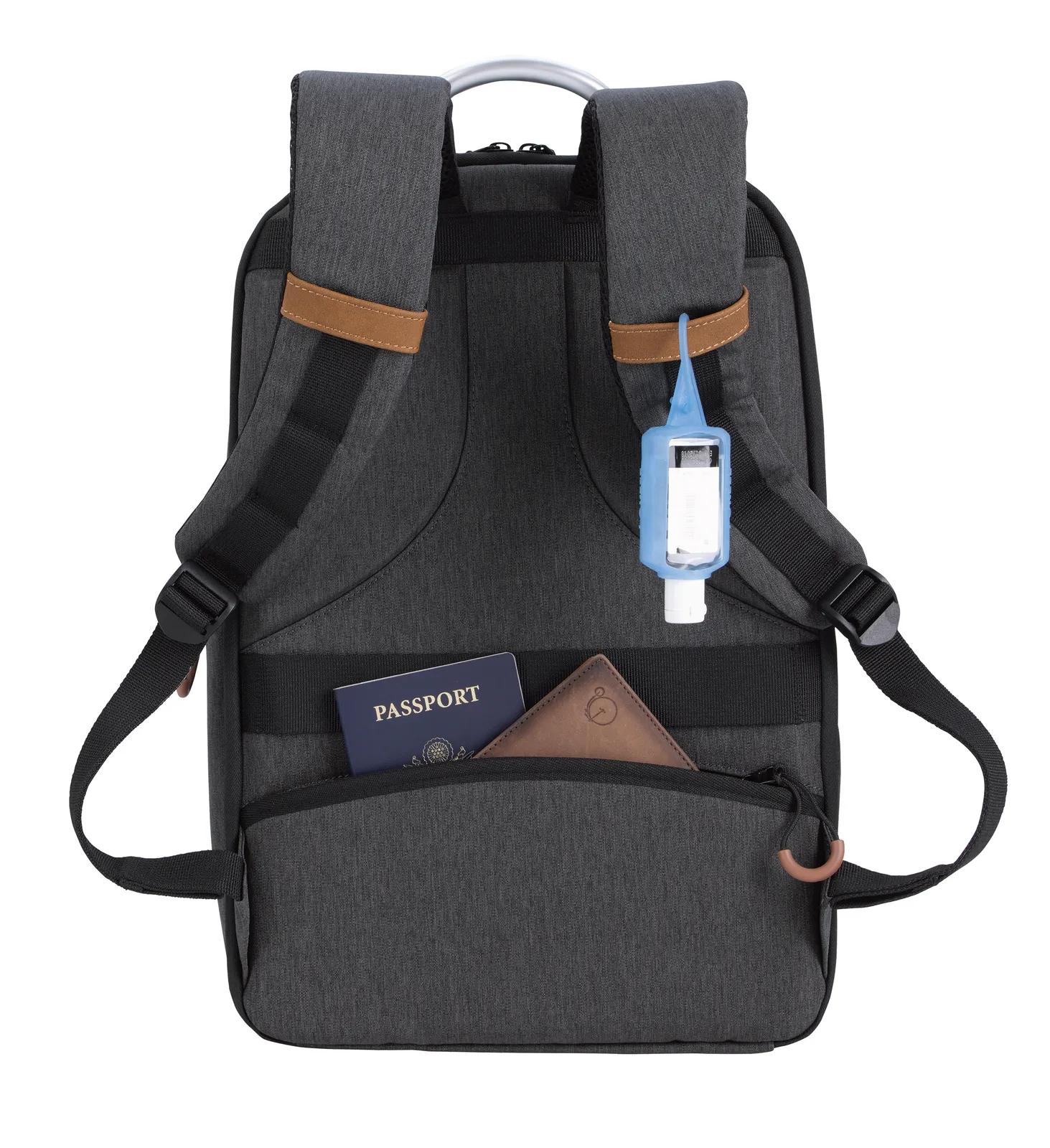 Computer Backpack USB Port RPET TSA Friendly - 19 x 12 in - product view 9