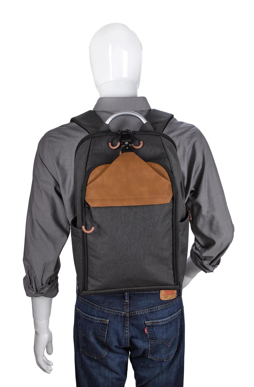 Computer Backpack USB Port RPET TSA Friendly - 19 x 12 in - product view 13