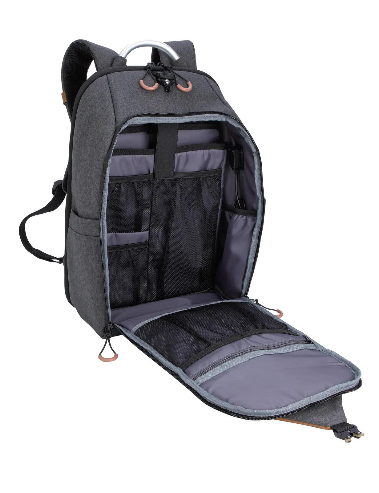 Computer Backpack USB Port RPET TSA Friendly - 19 x 12 in - product view 16