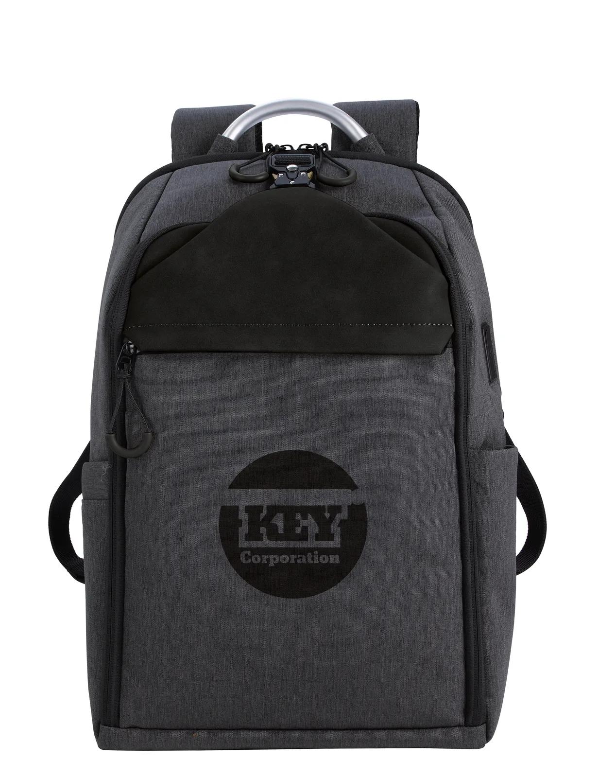 Computer Backpack USB Port RPET TSA Friendly - 19 x 12 in - product view 27