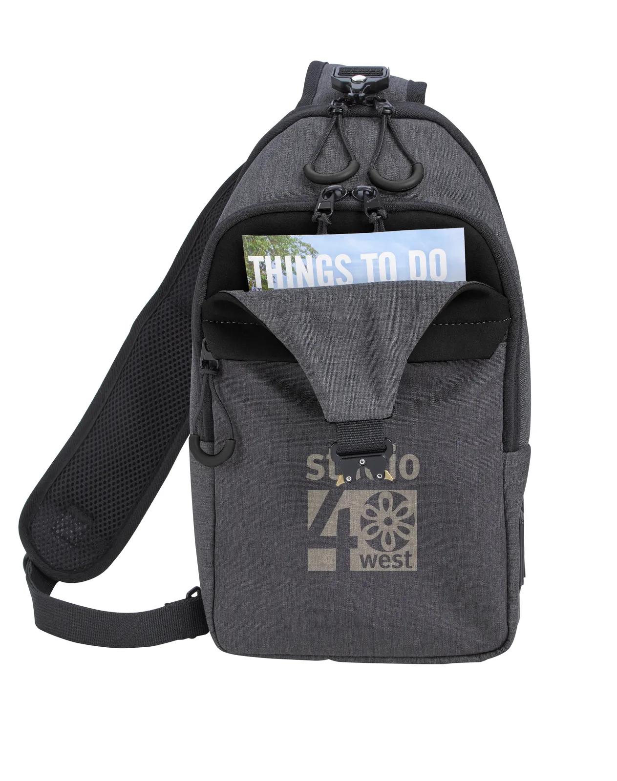 Sling Pack USB Port RPET TSA Tablet Sleeve - 12 x 7 in - product view 5