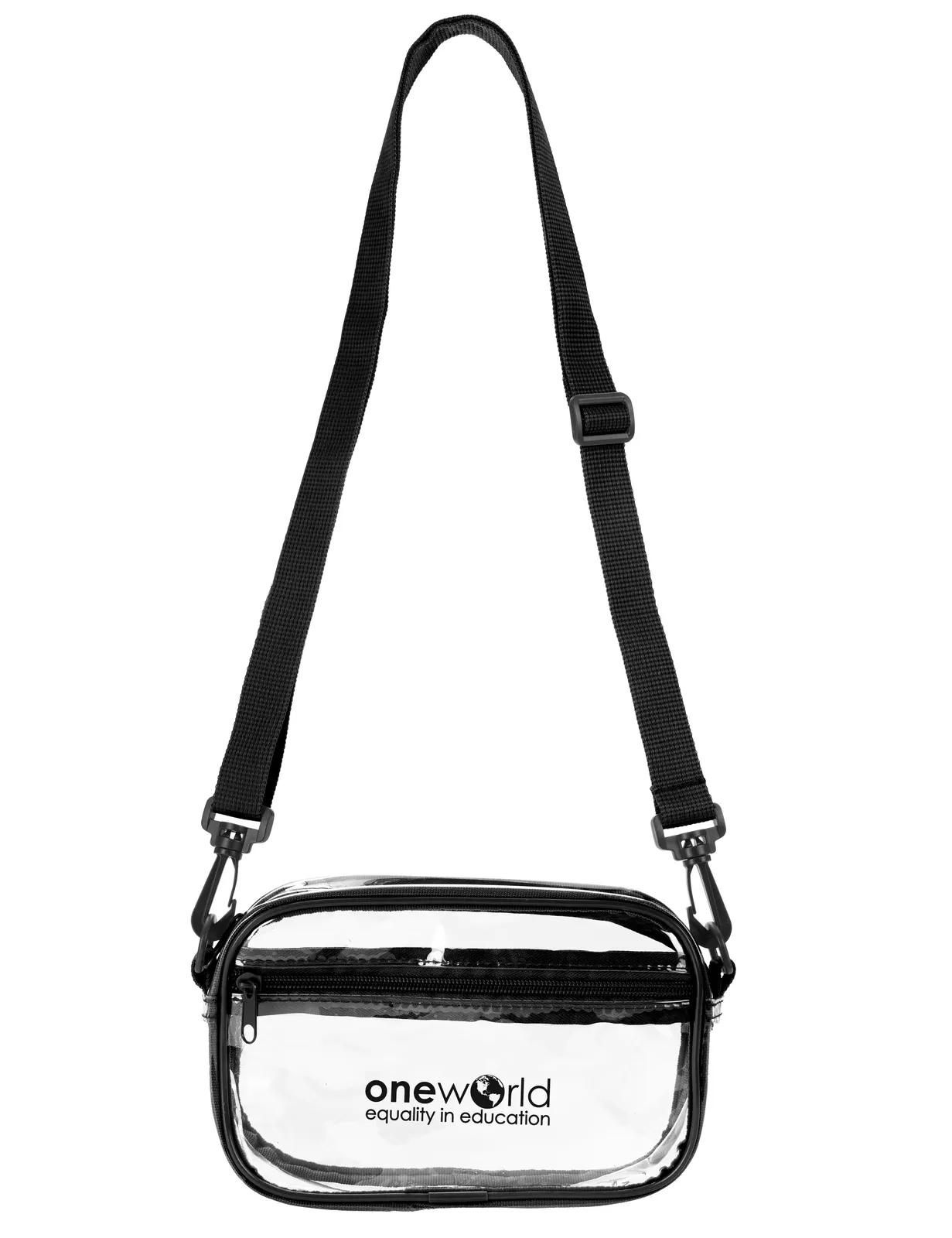 Clear Sling Bag Recycled TPU NFL Compliant - 8.25 x 5.1 in - product view 3