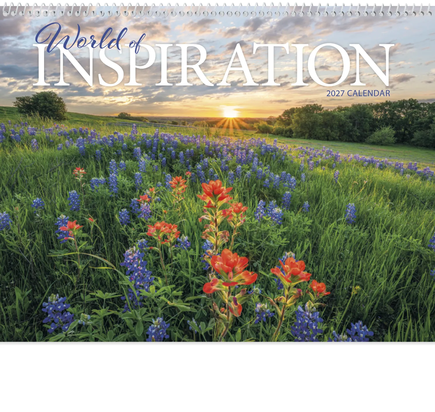 World Inspiration Wall Calendar Bible Verses - 18.5 x 11 in - product view 16