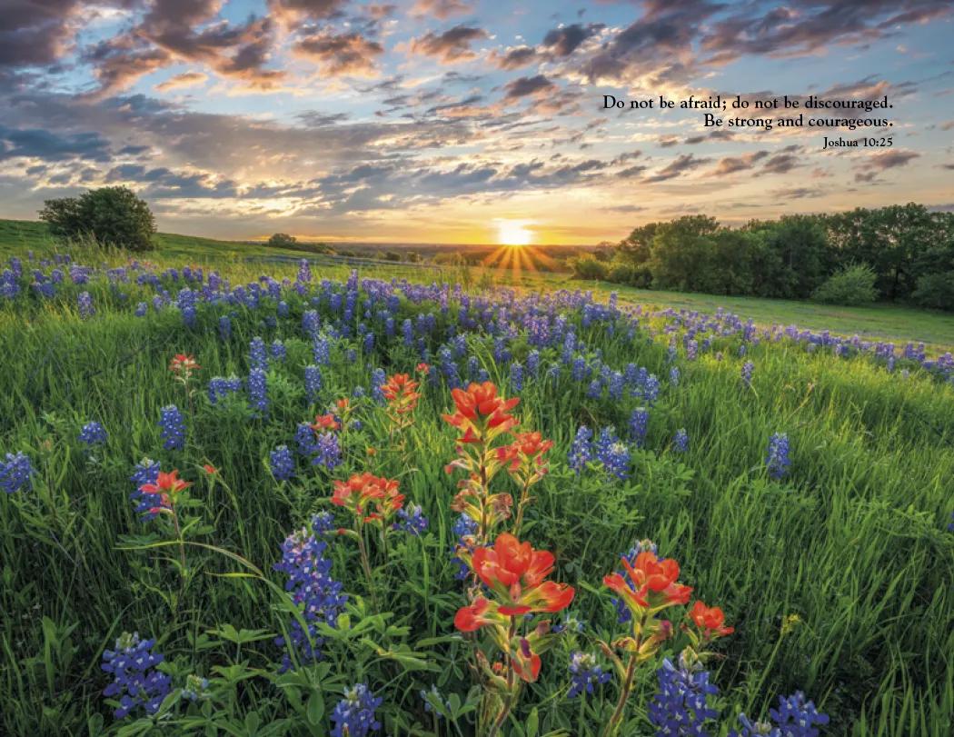 World Inspiration Wall Calendar Bible Verses - 18.5 x 11 in - product view 22