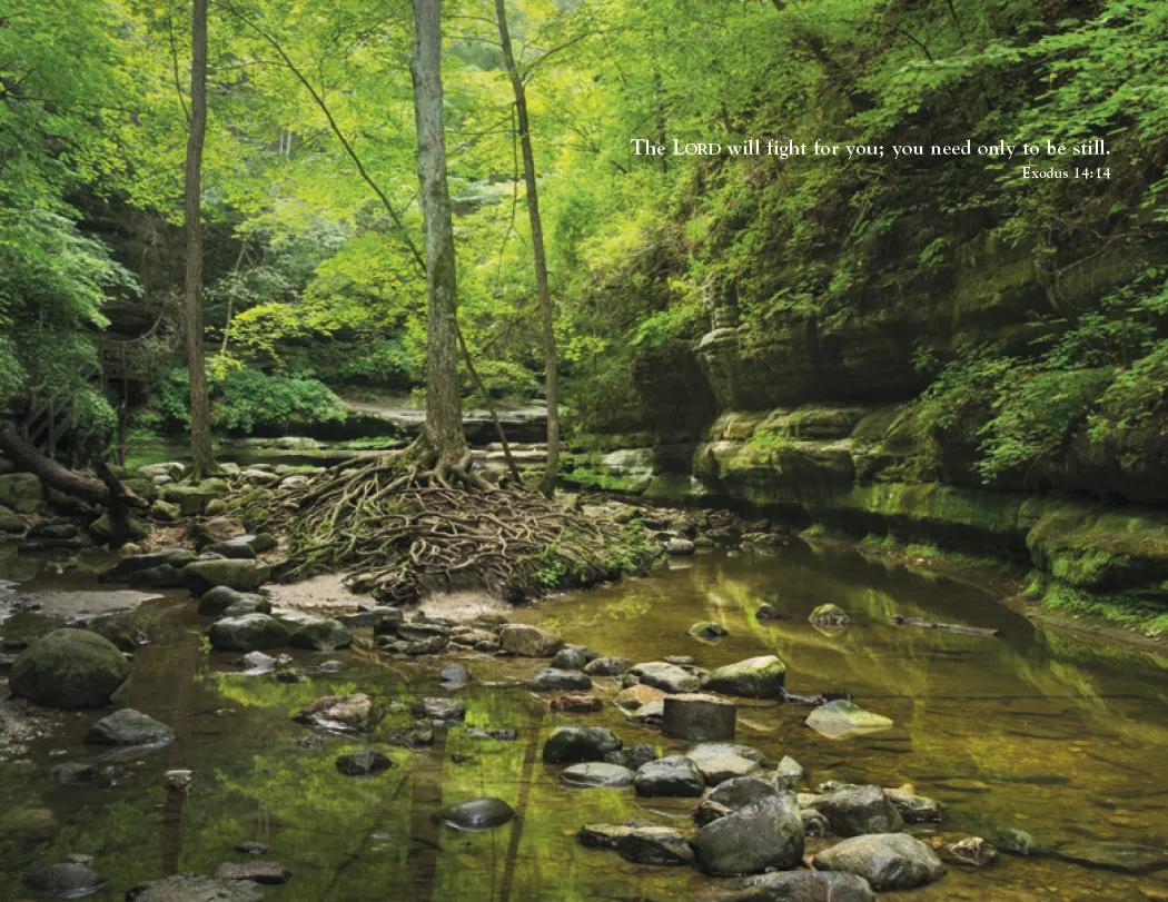 World Inspiration Wall Calendar Bible Verses - 18.5 x 11 in - product view 23