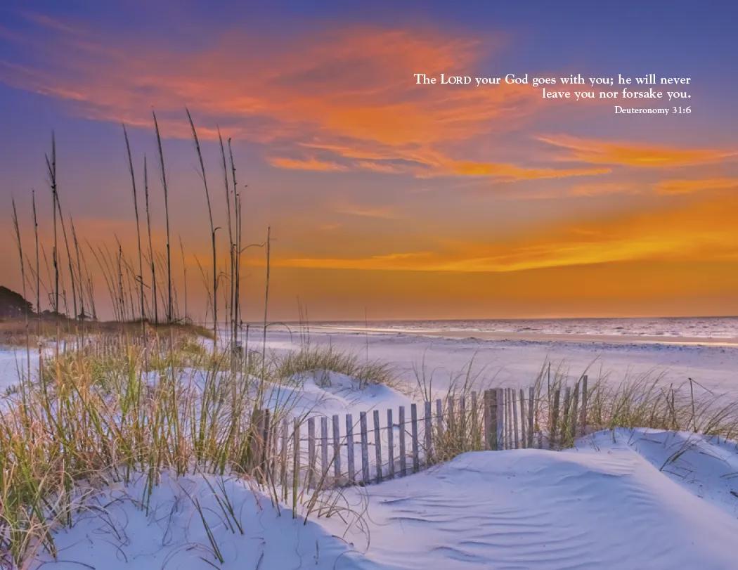 World Inspiration Wall Calendar Bible Verses - 18.5 x 11 in - product view 24