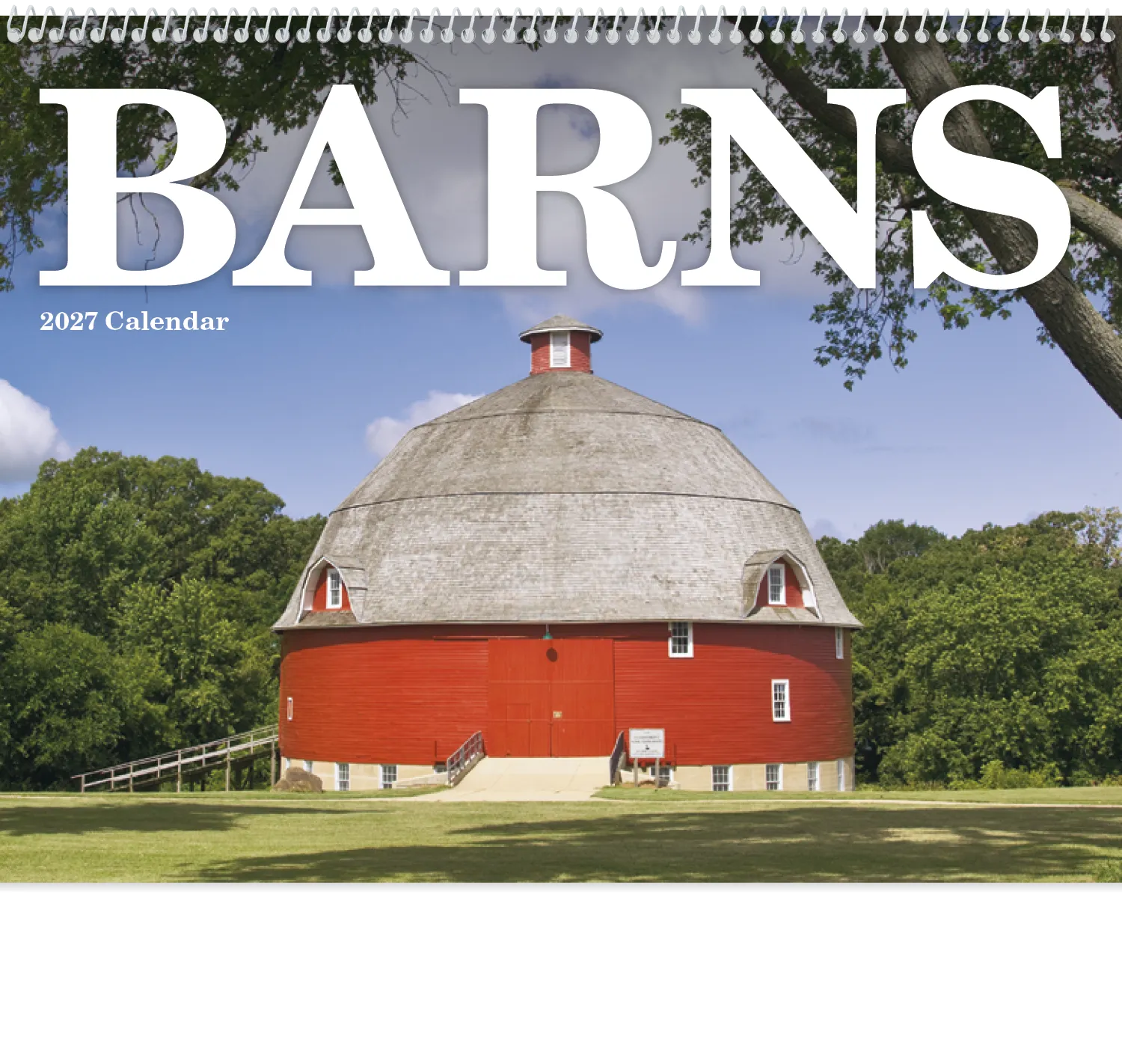 Barns Wall Calendar Historic Photography FSC - 18.5 x 11 in - product view 16