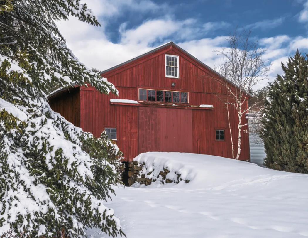 Barns Wall Calendar Historic Photography FSC - 18.5 x 11 in - product view 30