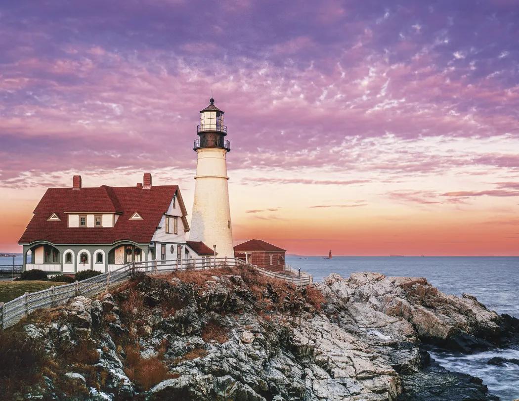 Lighthouses Wall Calendar US Coastal FSC - 18.5 x 11 in - product view 17