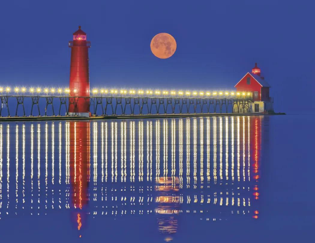 Lighthouses Wall Calendar US Coastal FSC - 18.5 x 11 in - product view 20