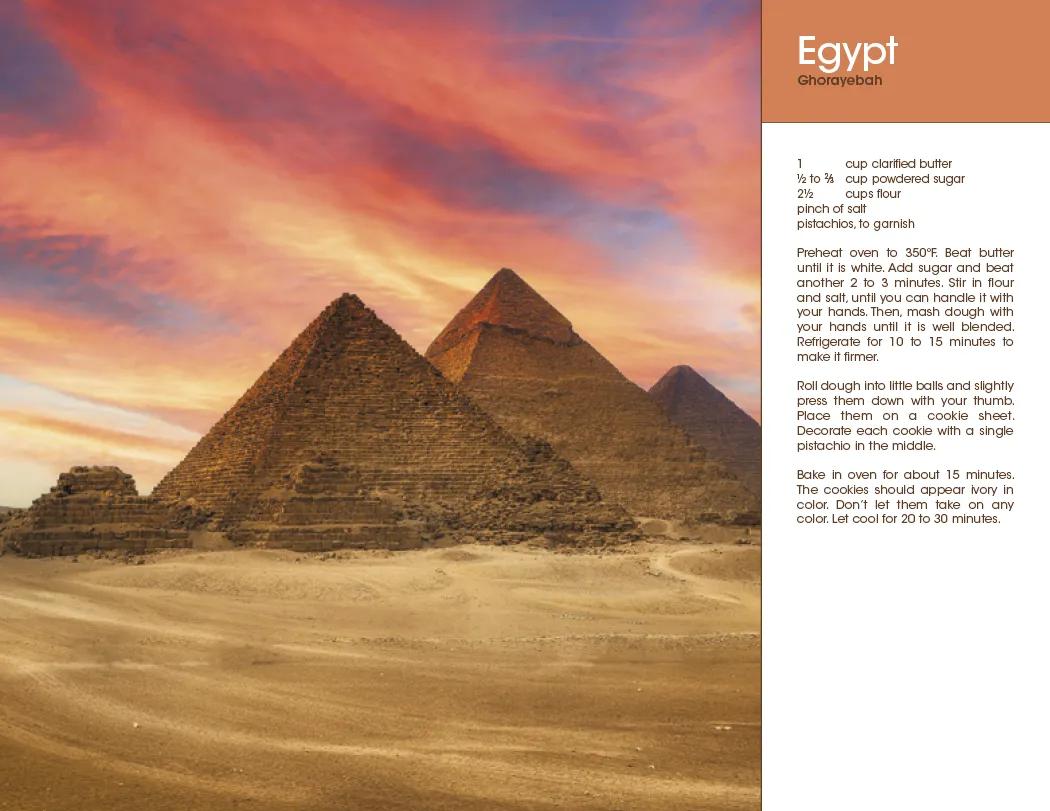 World Scenes Recipe Calendar Travel Photos - 18.5 x 11 in - product view 20