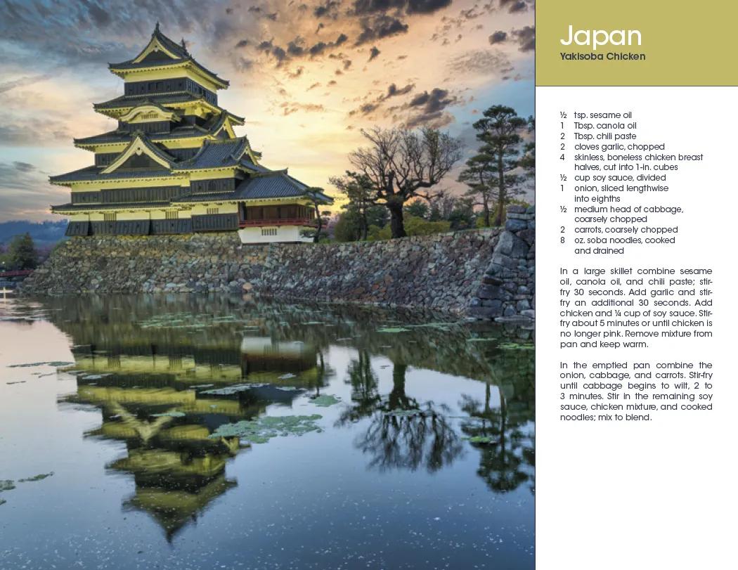 World Scenes Recipe Calendar Travel Photos - 18.5 x 11 in - product view 21