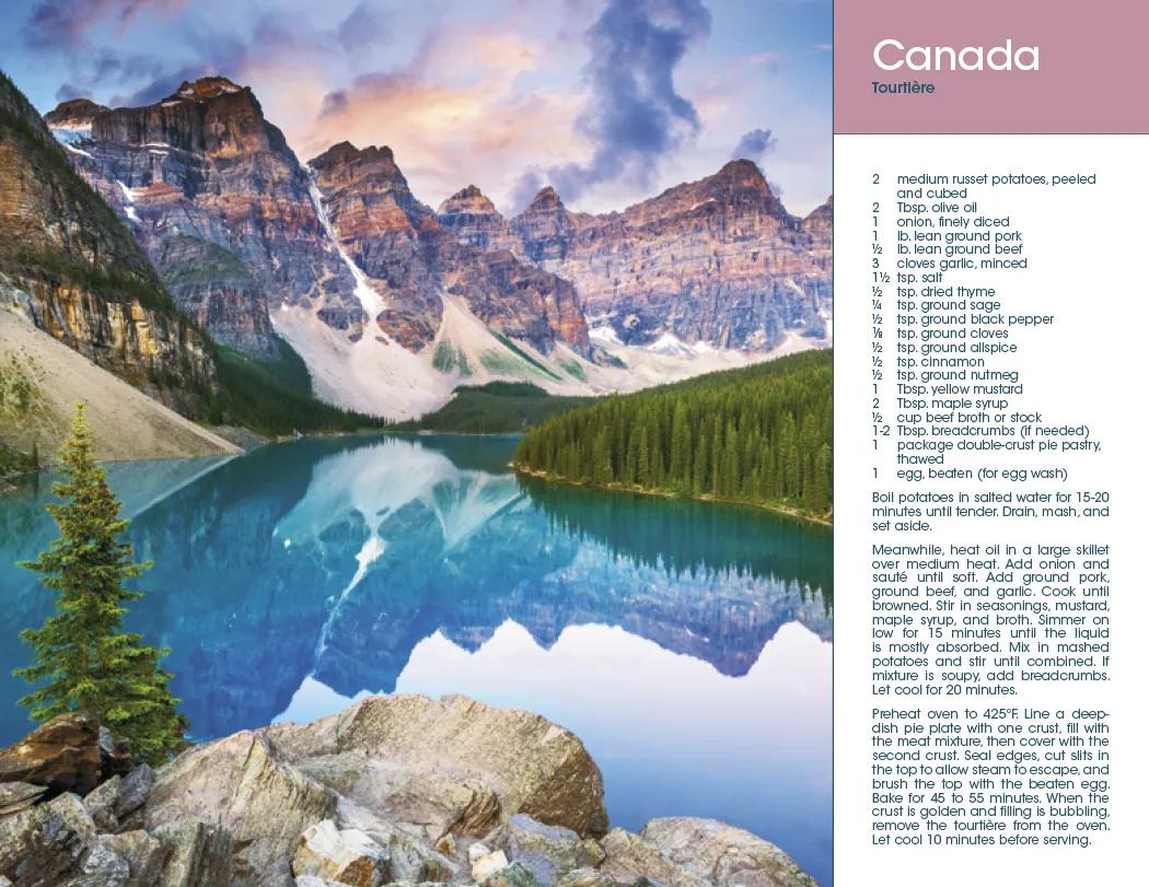 World Scenes Recipe Calendar Travel Photos - 18.5 x 11 in - product view 22