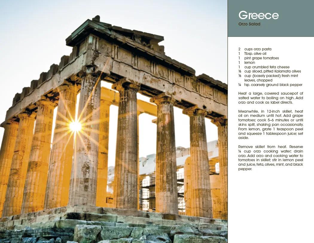 World Scenes Recipe Calendar Travel Photos - 18.5 x 11 in - product view 29