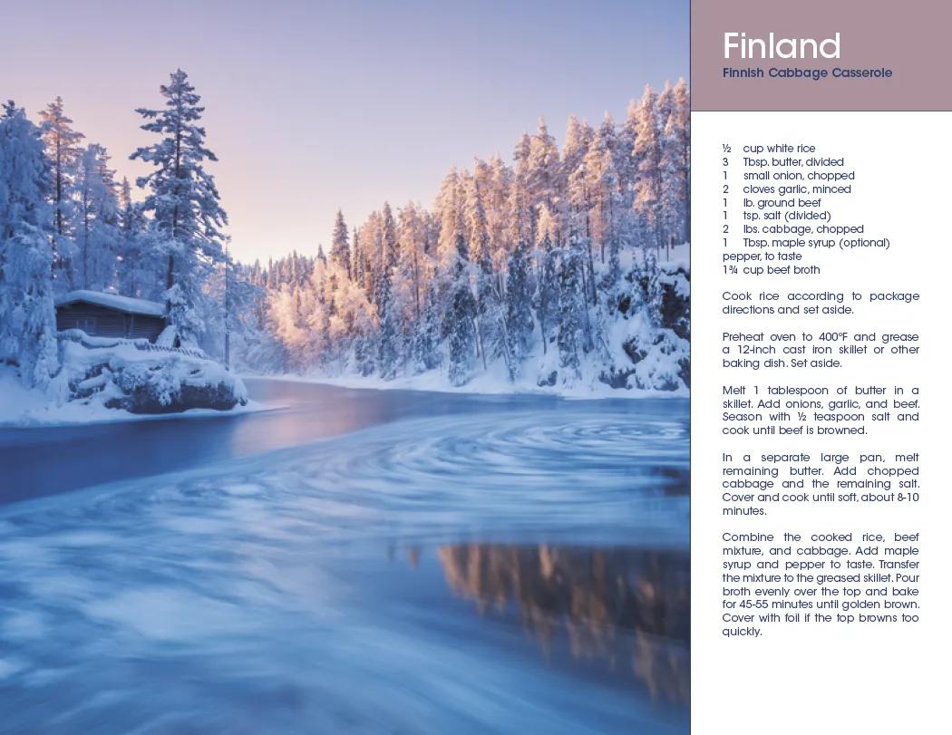 World Scenes Recipe Calendar Travel Photos - 18.5 x 11 in - product view 30