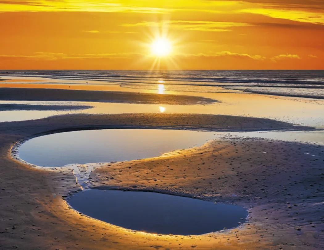 Sunrise Sunset Wall Calendar Colorful FSC - 18.5 x 11 in - product view 19