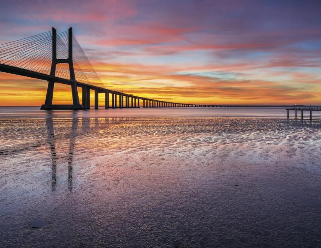 Sunrise Sunset Wall Calendar Colorful FSC - 18.5 x 11 in - product view 21