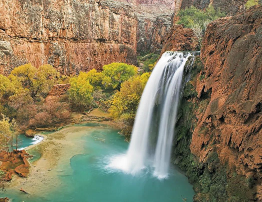 Waterfalls Wall Calendar Scenic Photography - 18.5 x 11 in - product view 26