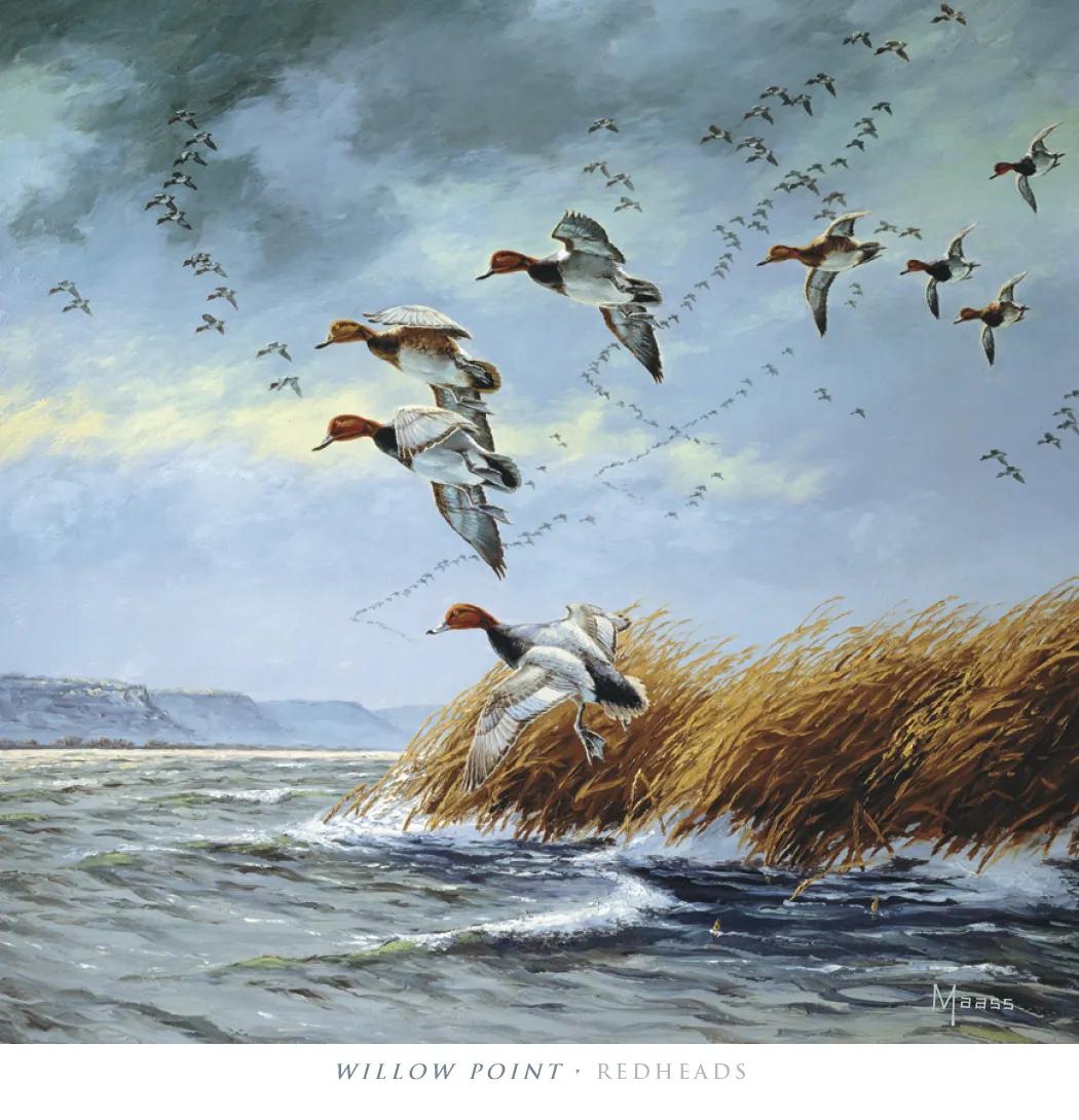 David Maass Executive Calendar Wildlife Art - 25 x 12 in - product view 7