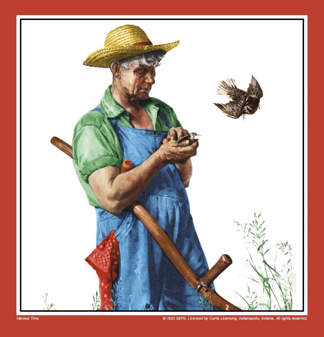 Norman Rockwell Executive Calendar FSC Paper - 25 x 12 in - product view 12