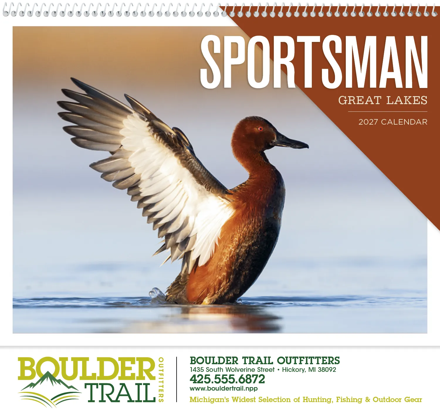 Great Lakes Sportsman Calendar Regional Guide - 18.5 x 11 in - product view 15
