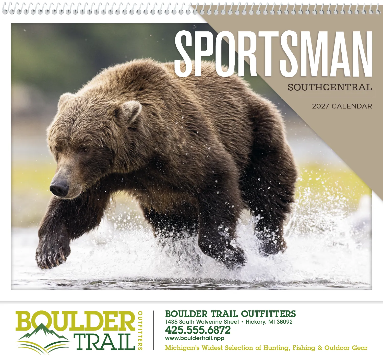 Southcentral Sportsman Calendar Regional Guide - 18.5 x 11 in - product view 15