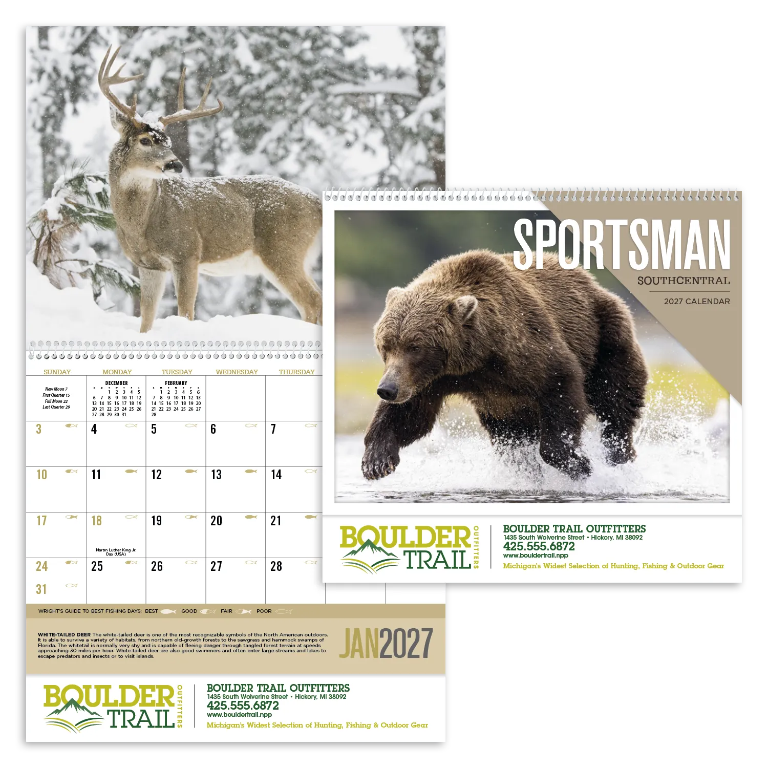 Southcentral Sportsman Calendar Regional Guide - 18.5 x 11 in - product view 29