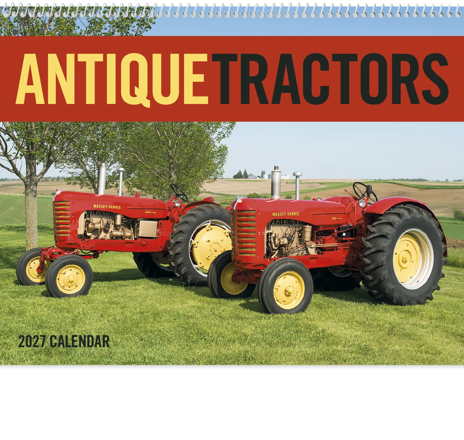 Antique Tractors Calendar Agricultural History - 18.5 x 11 in - product view 16