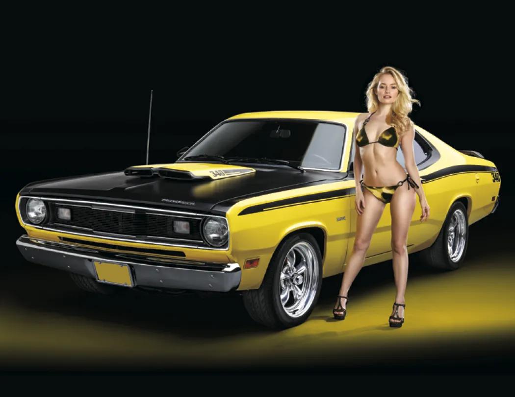American Muscle Calendar Pin-Up Photography - 18.5 x 11 in - product view 24