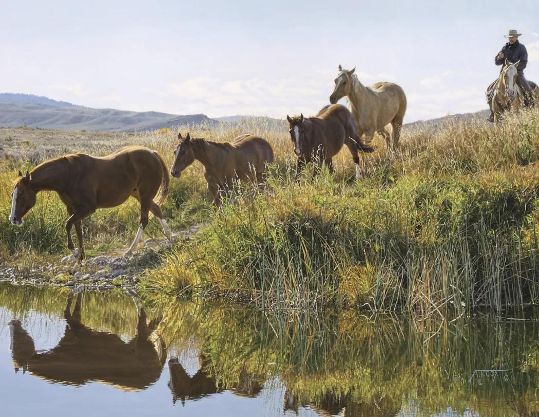 Tim Cox American West Wall Calendar FSC Matte - 18.5 x 11 in - product view 17