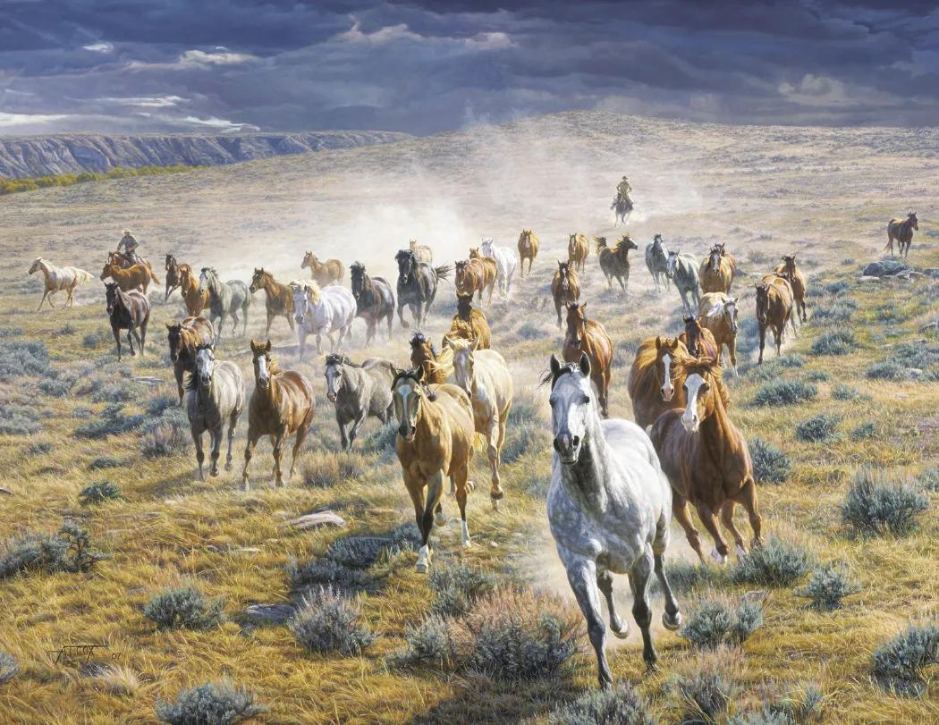 Tim Cox American West Wall Calendar FSC Matte - 18.5 x 11 in - product view 23