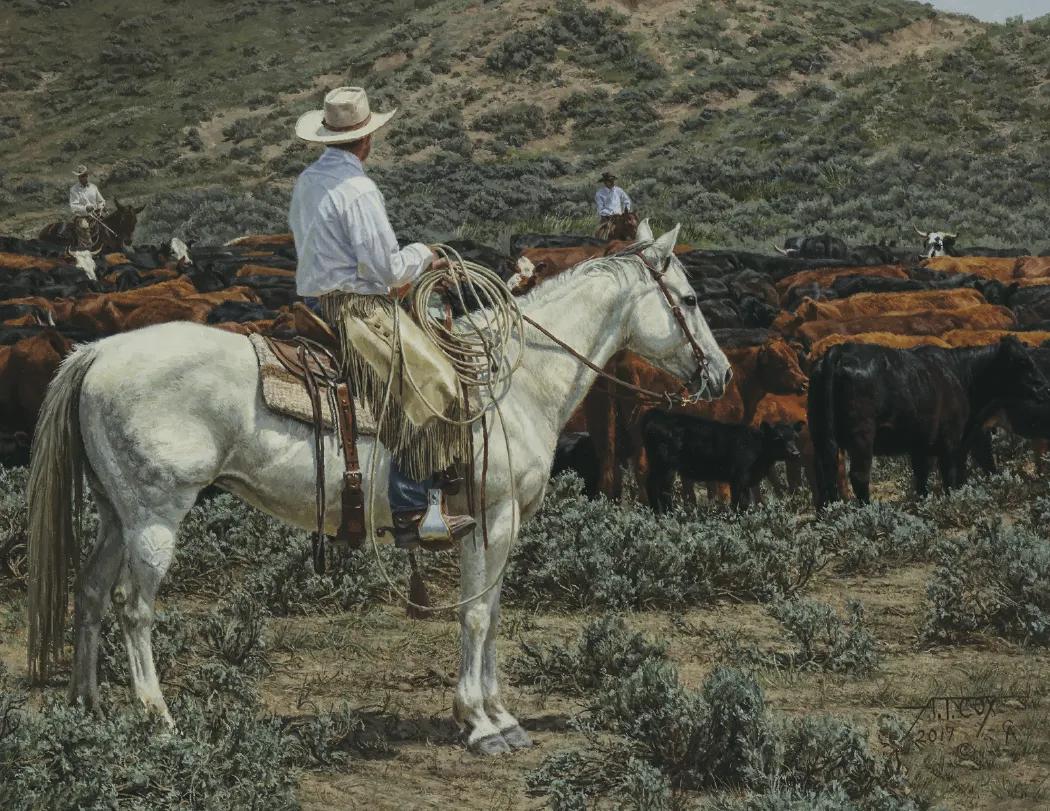 Tim Cox American West Wall Calendar FSC Matte - 18.5 x 11 in - product view 24