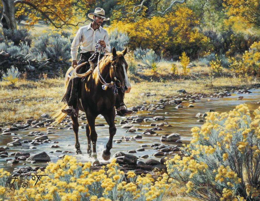 Tim Cox American West Wall Calendar FSC Matte - 18.5 x 11 in - product view 26