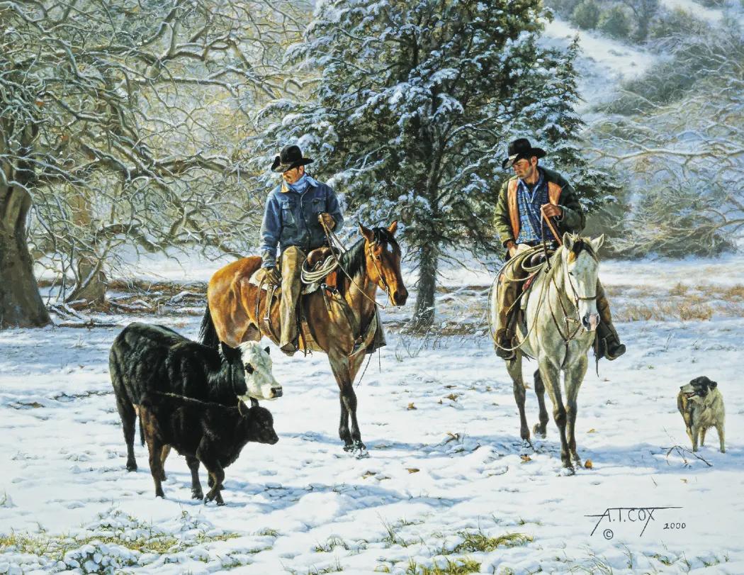 Tim Cox American West Wall Calendar FSC Matte - 18.5 x 11 in - product view 28