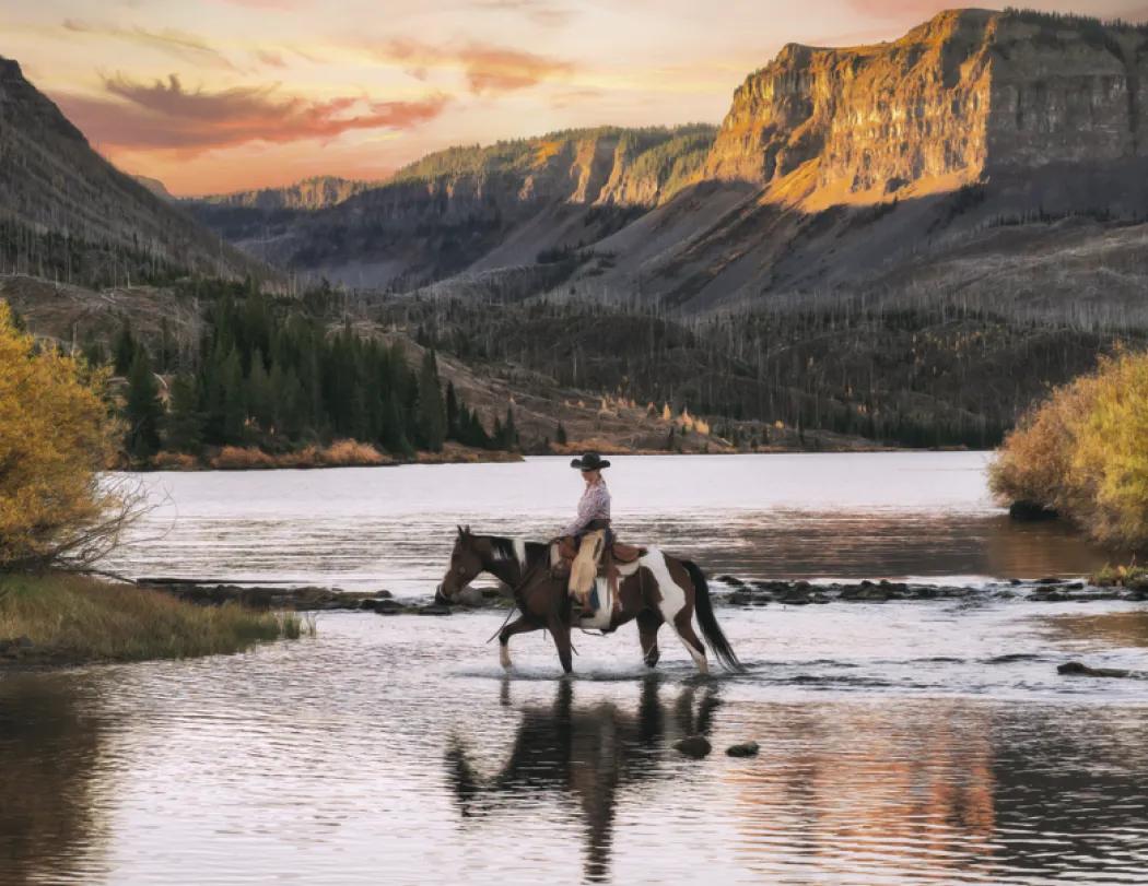 Western Landscape Wall Calendar FSC Gloss - 18.5 x 11 in - product view 27