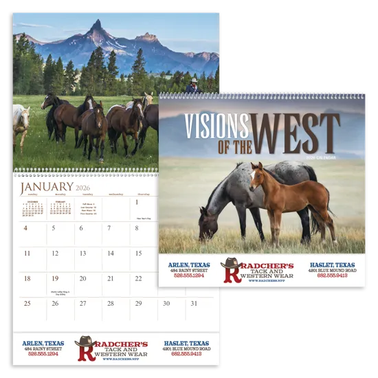 Western Landscape Wall Calendar FSC Gloss - 18.5 x 11 in