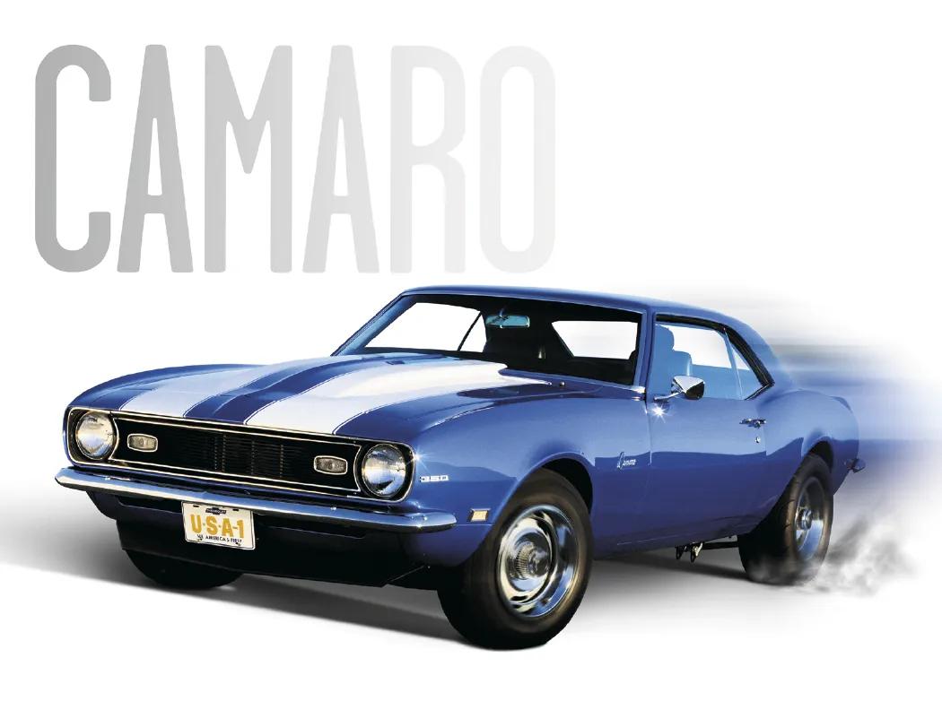 Muscle Cars Wall Calendar FSC Paper - 18.5 x 11 in - product view 18