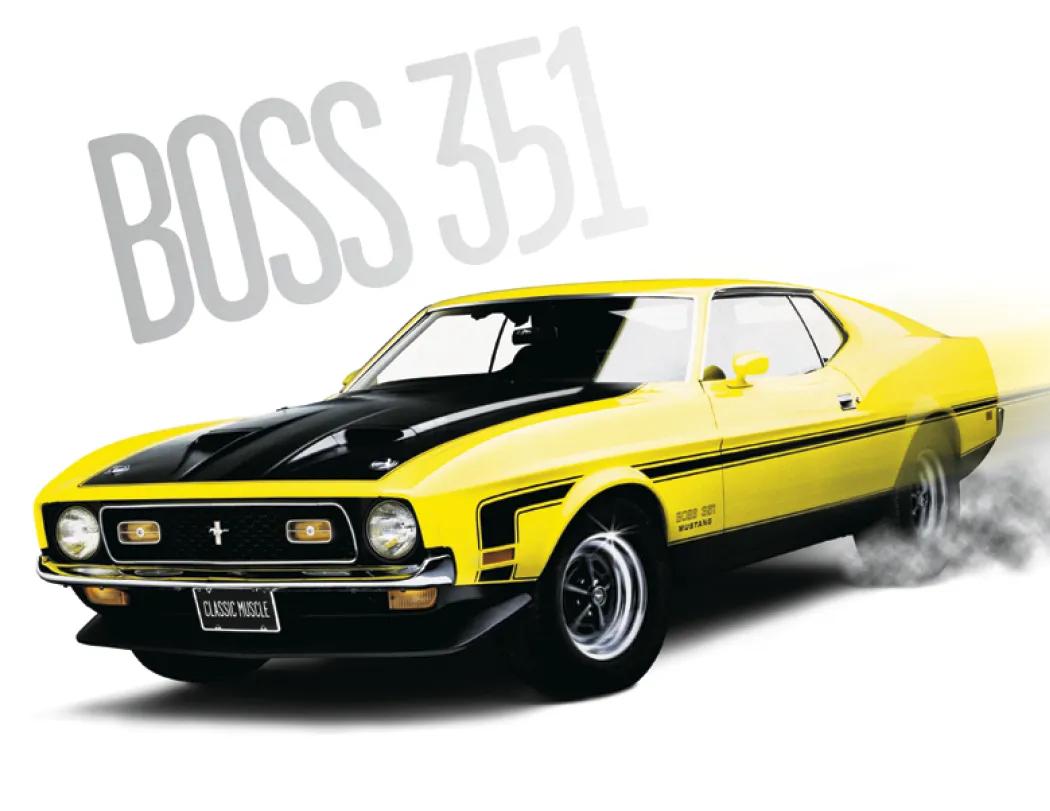Muscle Cars Wall Calendar FSC Paper - 18.5 x 11 in - product view 27