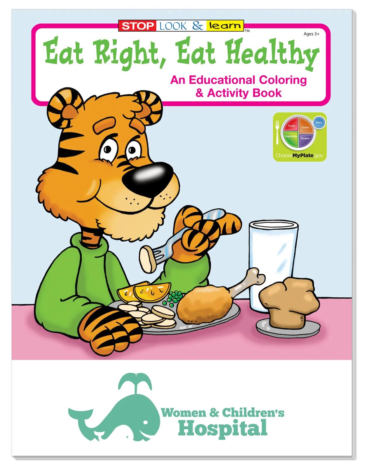 Healthy Eating Coloring Book Educational 16 Pages - 10.5 x 8 in - product view 3