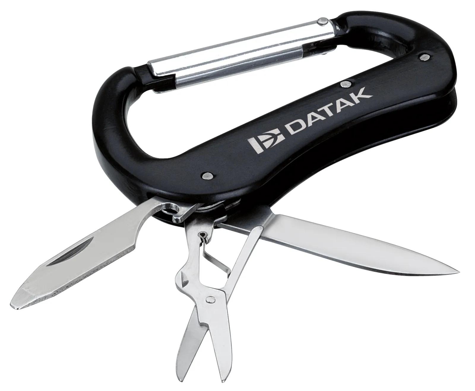 Carabiner Multi Tool Aluminum with Scissors - 3.125 in - product view 5