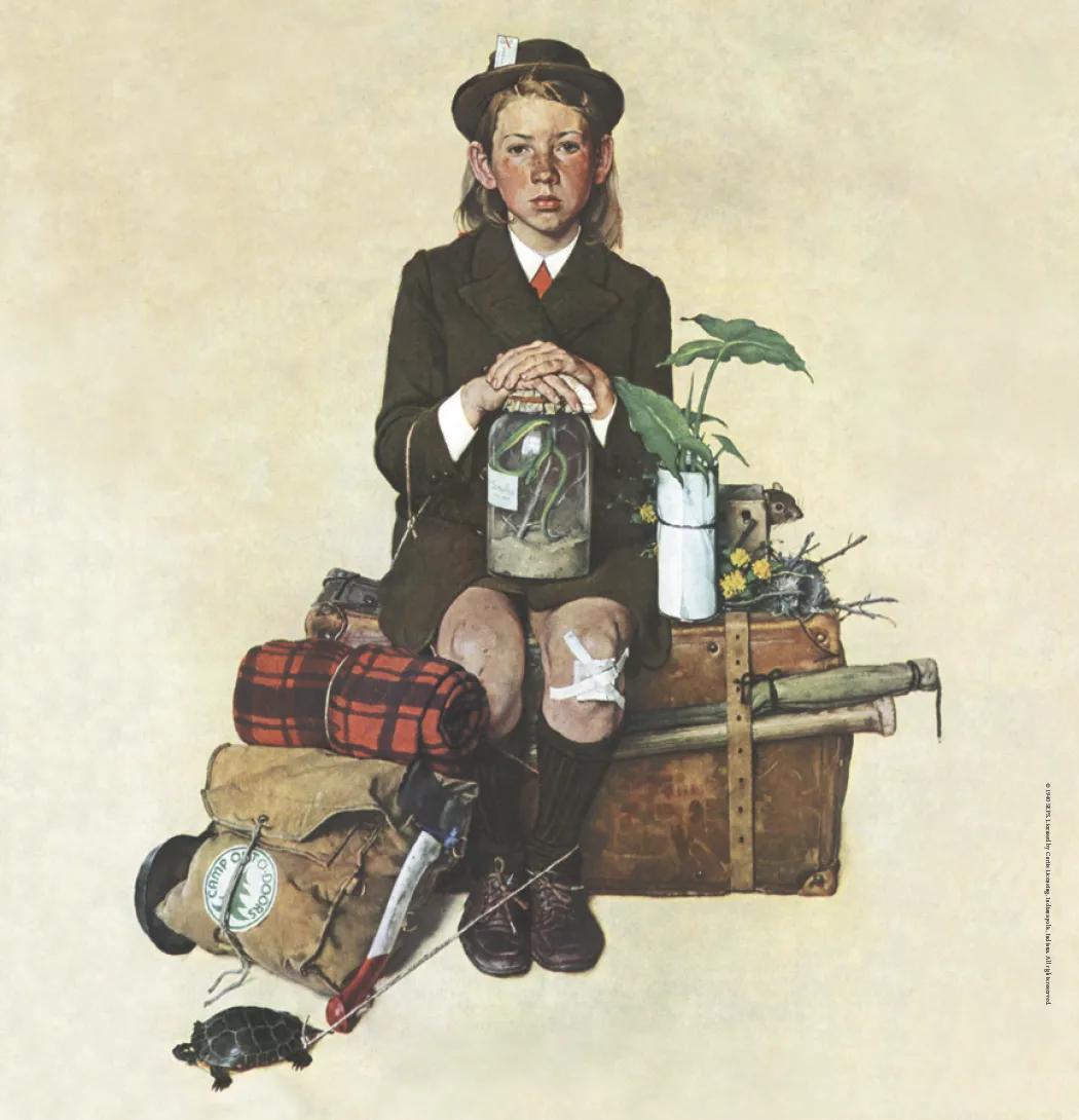 Norman Rockwell Wall Calendar Saturday Evening Post - 25 x 12 in - product view 11