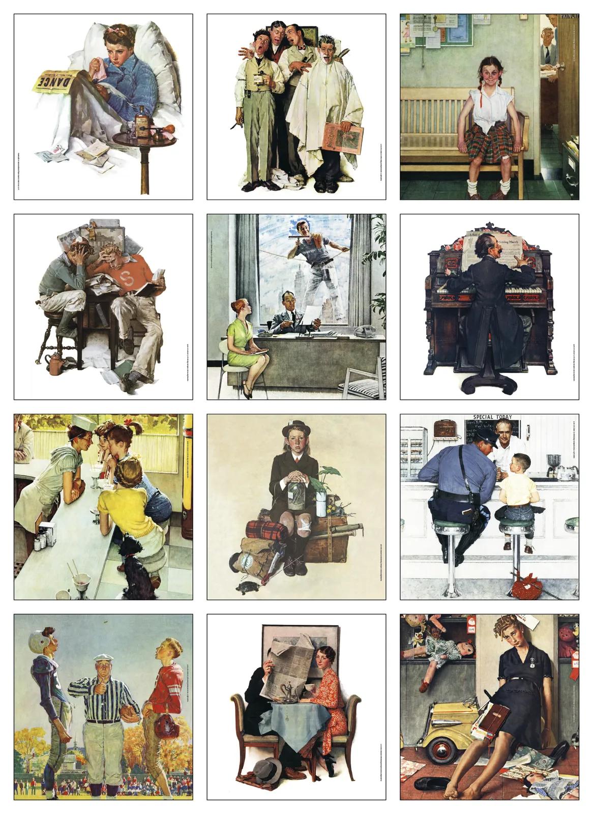 Norman Rockwell Wall Calendar Saturday Evening Post - 25 x 12 in - product view 17