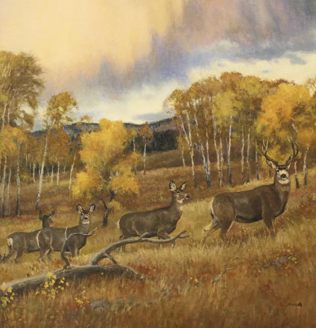 Wildlife Art Wall Calendar FSC Matte Cover - 25 x 12 in - product view 14