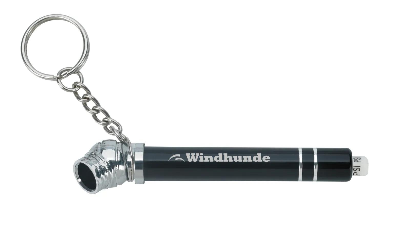 Tire Pressure Gauge Mini Aluminum Keychain 50 PSI - 3.25 in - product view 2